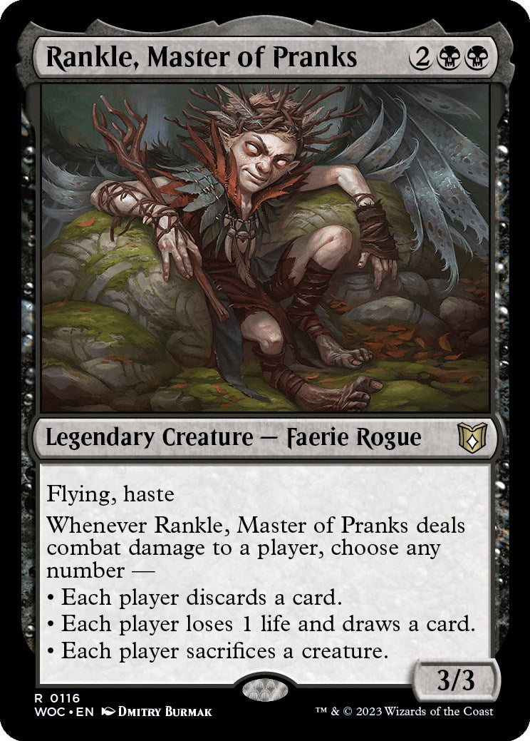 Rankle, Master of Pranks [Wilds of Eldraine Commander] | Gam3 Escape