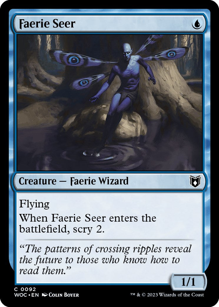 Faerie Seer [Wilds of Eldraine Commander] | Gam3 Escape