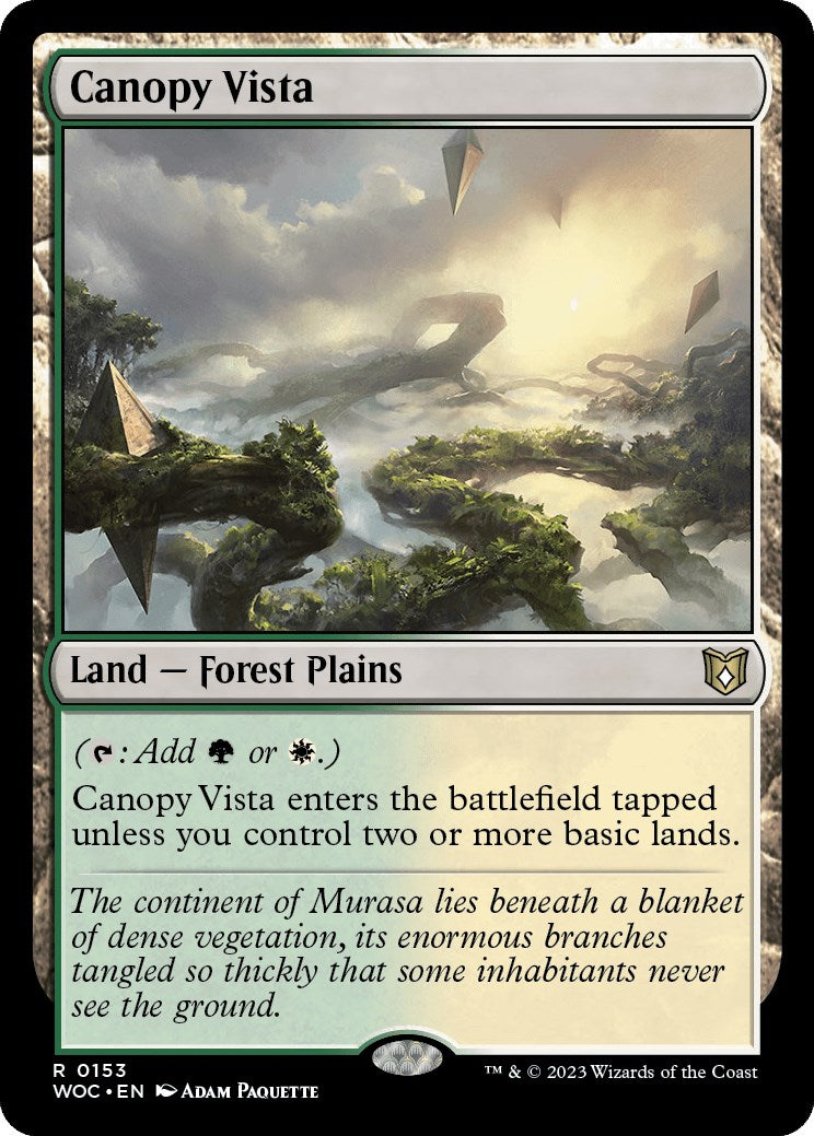 Canopy Vista [Wilds of Eldraine Commander] | Gam3 Escape