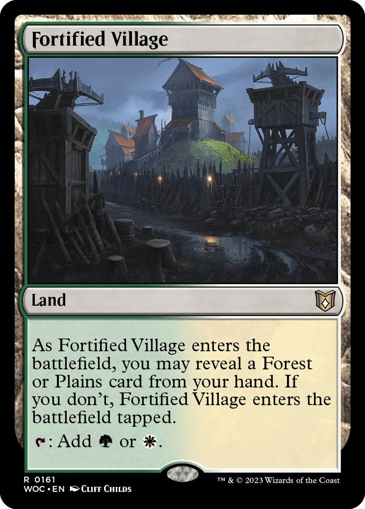 Fortified Village [Wilds of Eldraine Commander] | Gam3 Escape