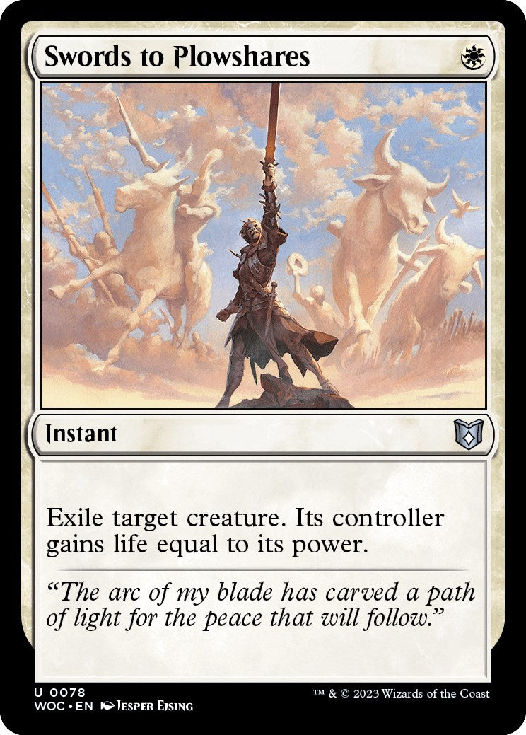 Swords to Plowshares [Wilds of Eldraine Commander] | Gam3 Escape