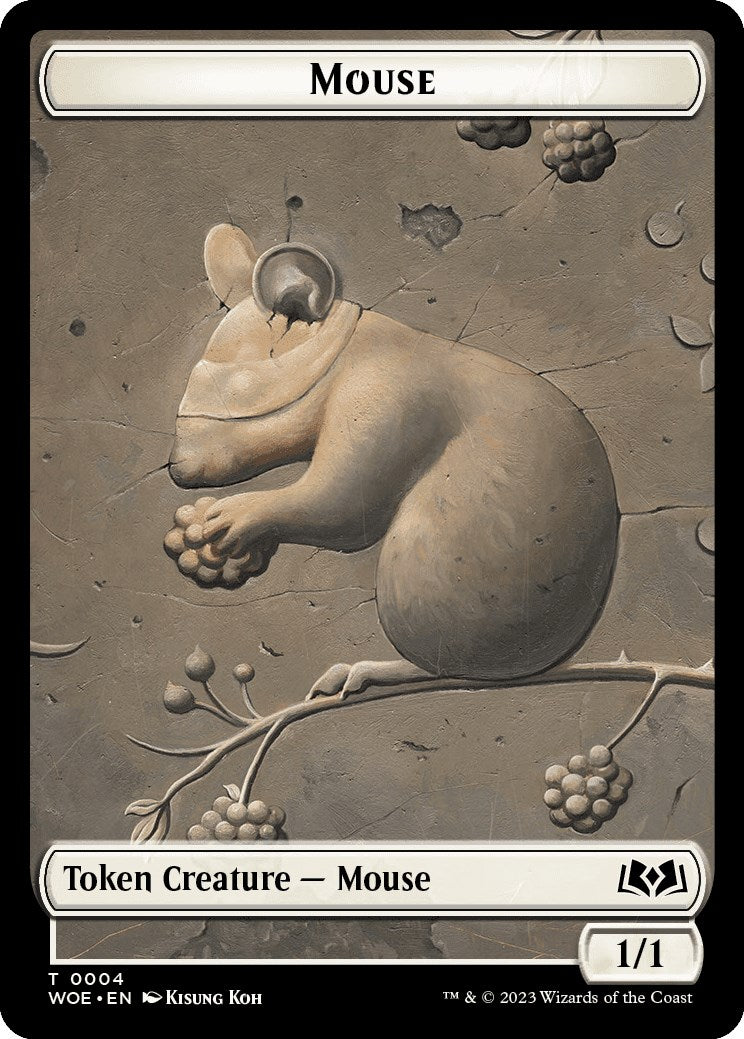 Mouse Token [Wilds of Eldraine Tokens] | Gam3 Escape