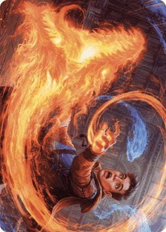Frantic Firebolt Art Card [Wilds of Eldraine Art Series] | Gam3 Escape
