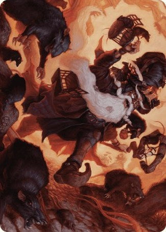 Tattered Ratter Art Card [Wilds of Eldraine Art Series] | Gam3 Escape