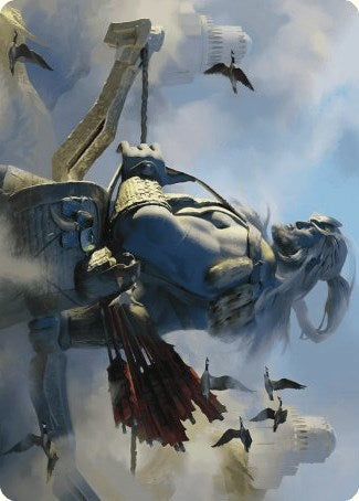 Skybeast Tracker Art Card [Wilds of Eldraine Art Series] | Gam3 Escape