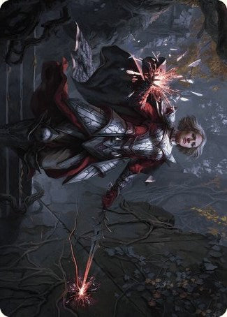 Rowan, Scion of War Art Card (31/81) [Wilds of Eldraine Art Series] | Gam3 Escape