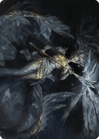 Sharae of Numbing Depths Art Card [Wilds of Eldraine Art Series] | Gam3 Escape
