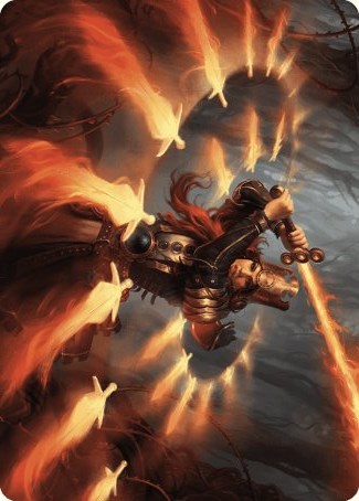 Heartflame Duelist Art Card [Wilds of Eldraine Art Series] | Gam3 Escape