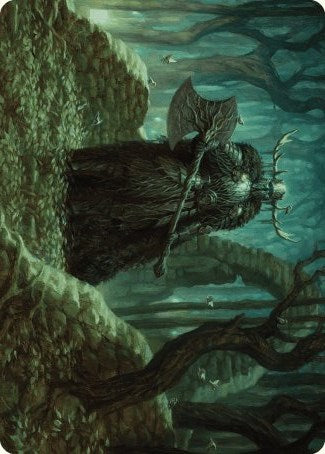 Mosswood Dreadknight Art Card [Wilds of Eldraine Art Series] | Gam3 Escape