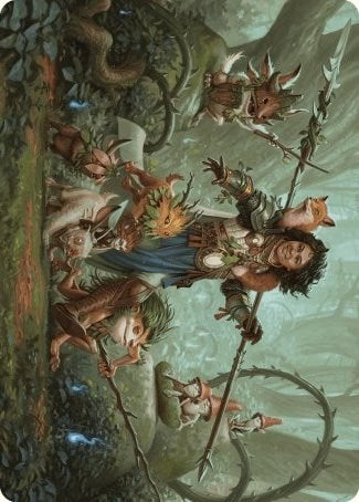 Ellivere of the Wild Court Art Card [Wilds of Eldraine Art Series] | Gam3 Escape