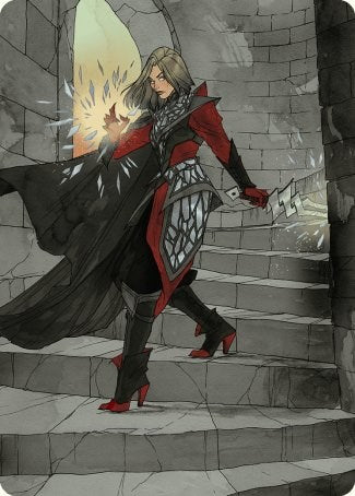Rowan, Scion of War Art Card (59/81) [Wilds of Eldraine Art Series] | Gam3 Escape