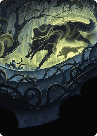 Unnatural Growth Art Card [Wilds of Eldraine Art Series] | Gam3 Escape