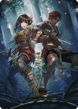 Defense of the Heart Art Card [Wilds of Eldraine Art Series] | Gam3 Escape