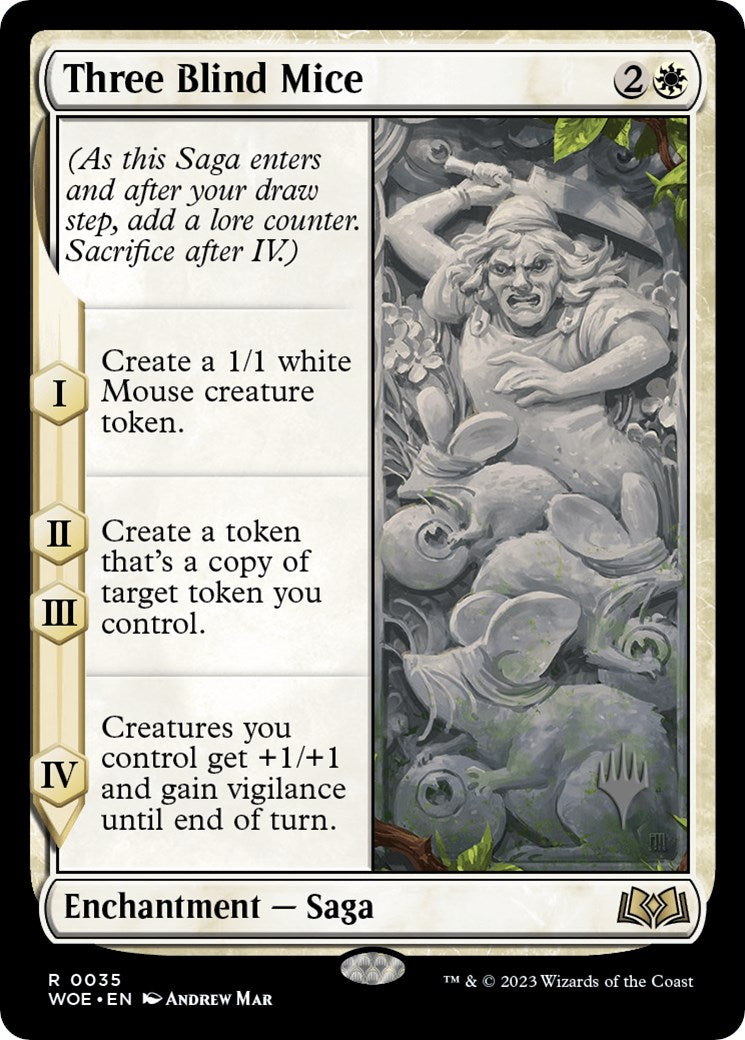 Three Blind Mice (Promo Pack) [Wilds of Eldraine Promos] | Gam3 Escape