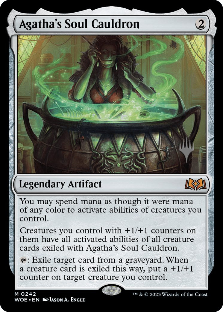 Agatha's Soul Cauldron (Promo Pack) [Wilds of Eldraine Promos] | Gam3 Escape