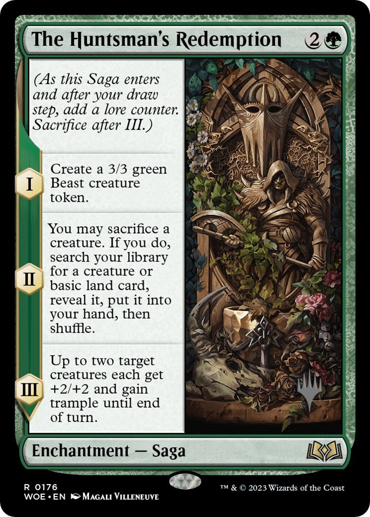 The Huntsman's Redemption (Promo Pack) [Wilds of Eldraine Promos] | Gam3 Escape