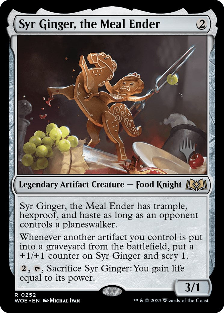 Syr Ginger, the Meal Ender (Promo Pack) [Wilds of Eldraine Promos] | Gam3 Escape