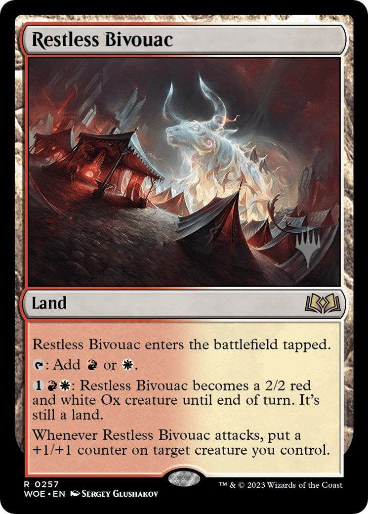 Restless Bivouac (Promo Pack) [Wilds of Eldraine Promos] | Gam3 Escape