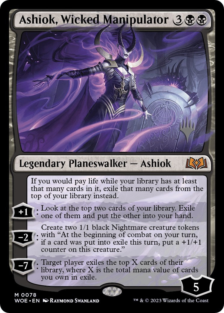 Ashiok, Wicked Manipulator (Promo Pack) [Wilds of Eldraine Promos] | Gam3 Escape