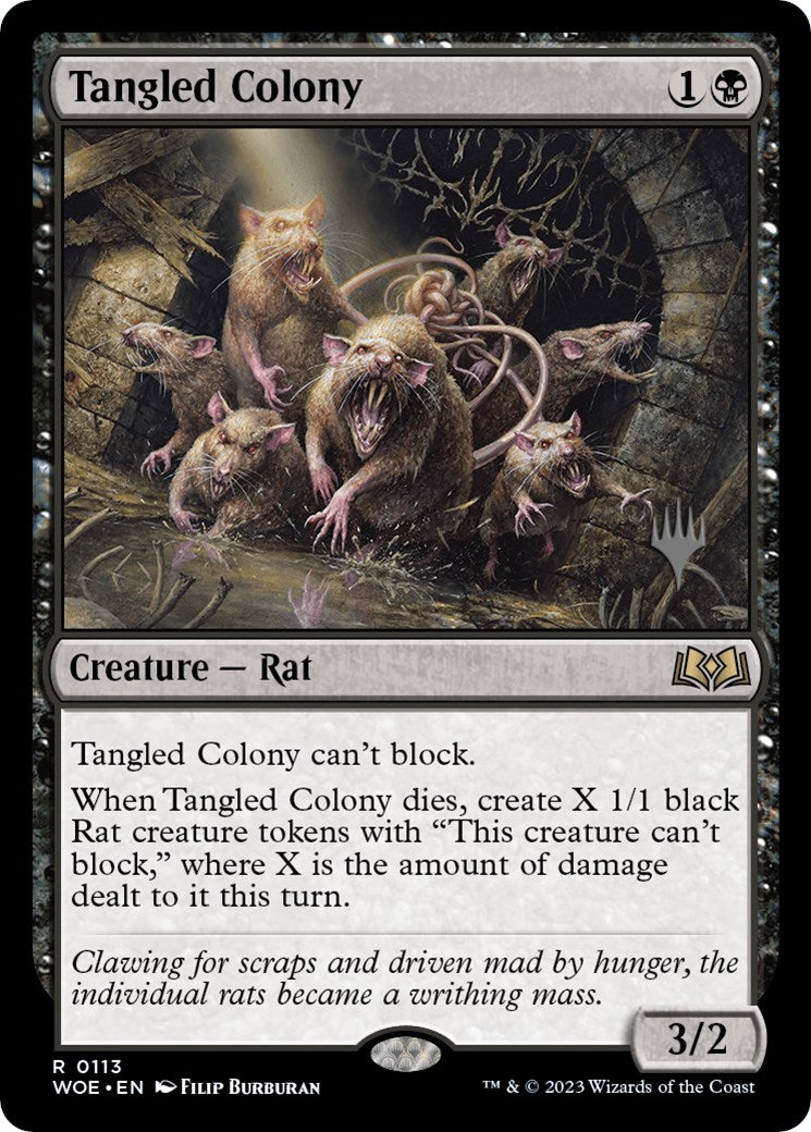 Tangled Colony (Promo Pack) [Wilds of Eldraine Promos] | Gam3 Escape