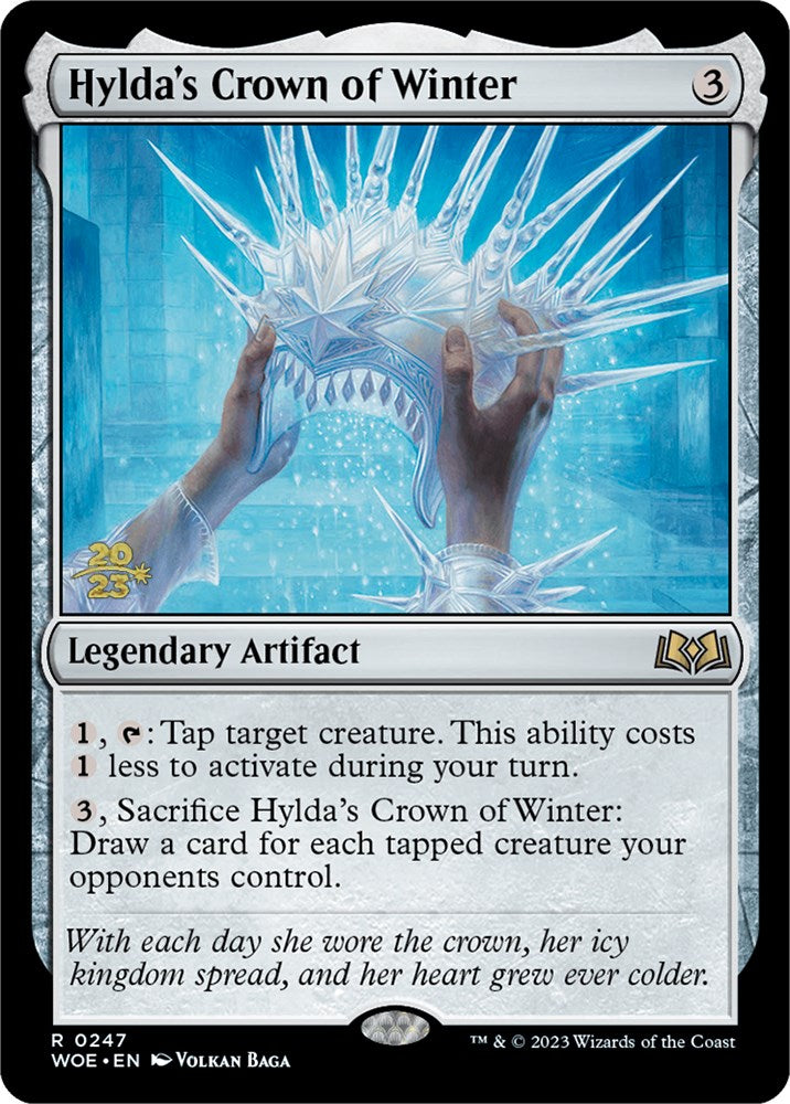 Hylda's Crown of Winter [Wilds of Eldraine Prerelease Promos] | Gam3 Escape