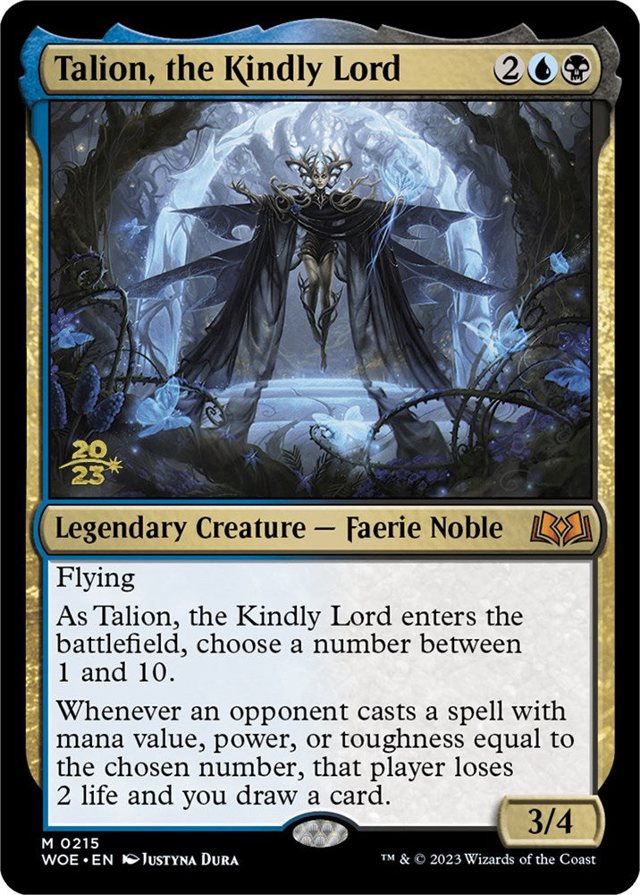 Talion, the Kindly Lord [Wilds of Eldraine Prerelease Promos] | Gam3 Escape