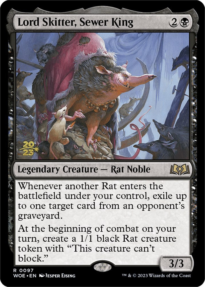 Lord Skitter, Sewer King [Wilds of Eldraine Prerelease Promos] | Gam3 Escape