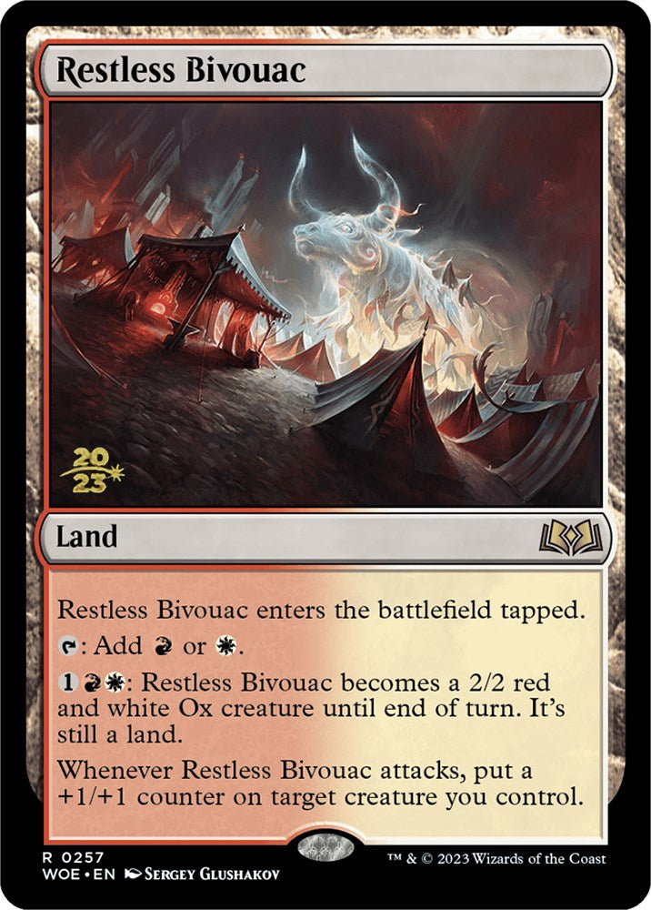 Restless Bivouac [Wilds of Eldraine Prerelease Promos] | Gam3 Escape