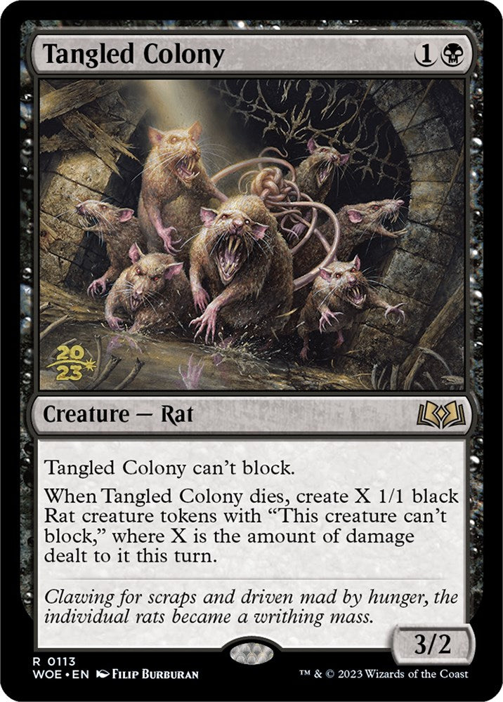 Tangled Colony [Wilds of Eldraine Prerelease Promos] | Gam3 Escape