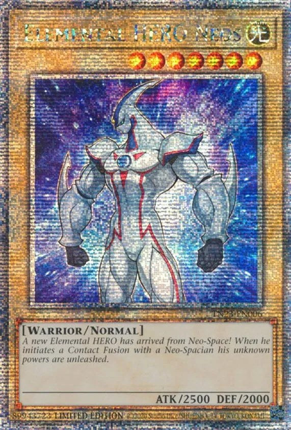 Elemental HERO Neos [TN23-EN006] Quarter Century Secret Rare | Gam3 Escape