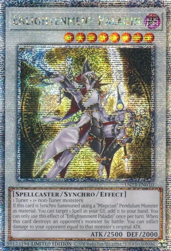 Enlightenment Paladin [TN23-EN010] Quarter Century Secret Rare | Gam3 Escape