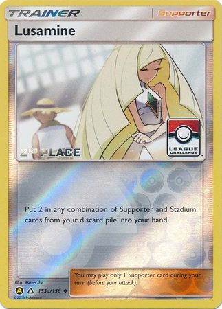 Lusamine (153a/156) (League Challenge Alt Art 2nd Place) [Sun & Moon: Ultra Prism] | Gam3 Escape