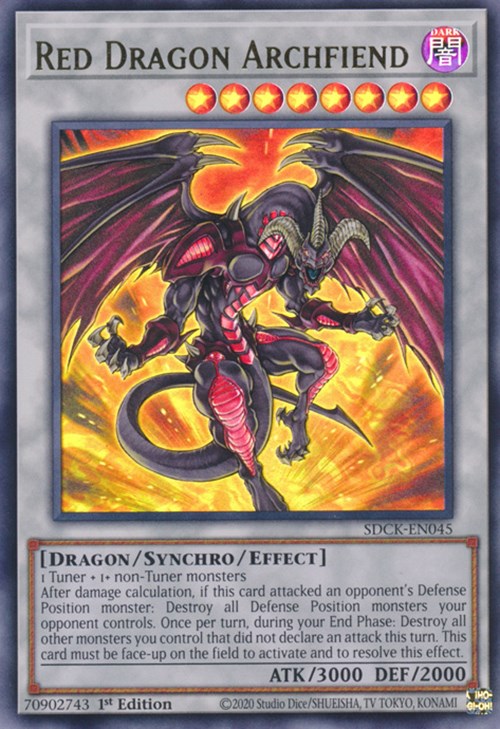 Red Dragon Archfiend [SDCK-EN045] Ultra Rare | Gam3 Escape