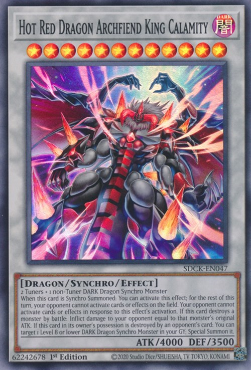 Hot Red Dragon Archfiend King Calamity [SDCK-EN047] Super Rare | Gam3 Escape