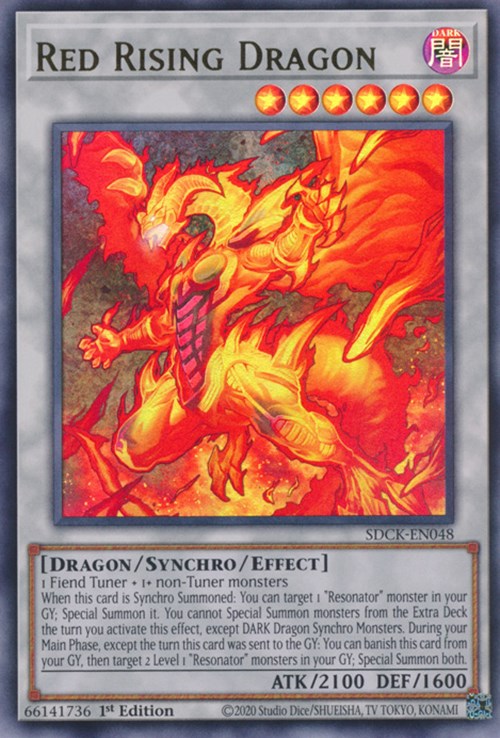 Red Rising Dragon [SDCK-EN048] Ultra Rare | Gam3 Escape