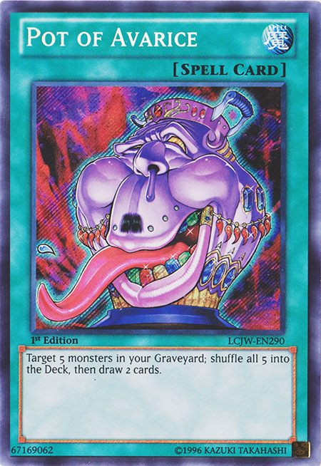 Pot of Avarice [LCJW-EN290] Secret Rare | Gam3 Escape