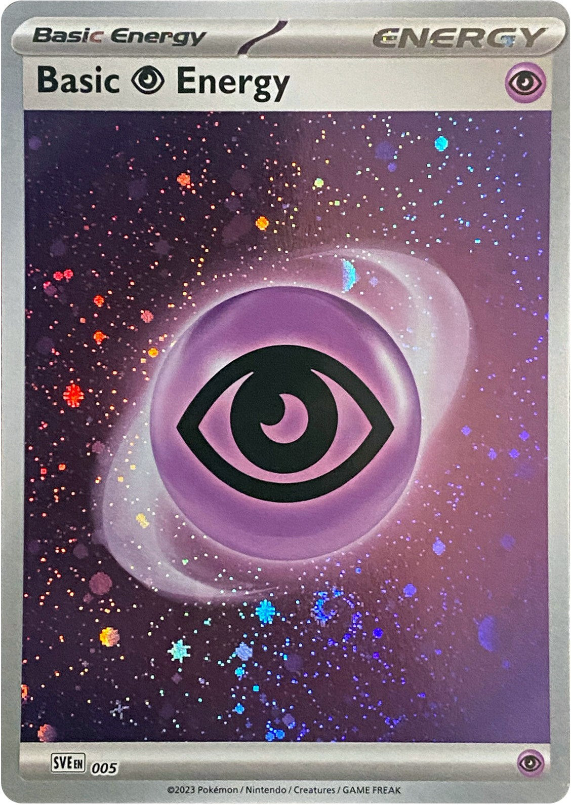 Basic Psychic Energy (005) (Cosmos Holo) [Scarlet & Violet: Base Set] | Gam3 Escape