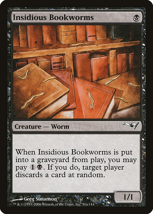 Insidious Bookworms [Coldsnap Theme Decks] | Gam3 Escape