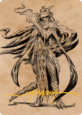 Lozhan, Dragons' Legacy Art Card (Gold-Stamped Signature) [Commander Legends: Battle for Baldur's Gate Art Series] | Gam3 Escape