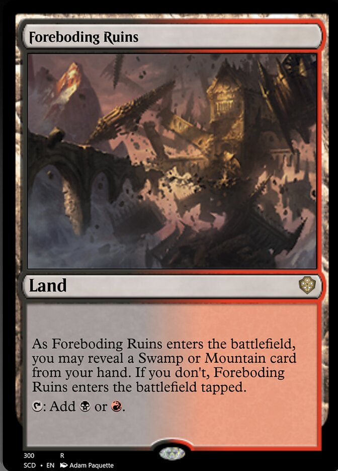 Foreboding Ruins [Starter Commander Decks] | Gam3 Escape