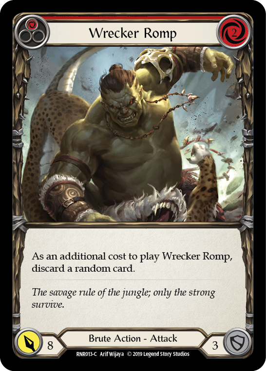 Wrecker Romp (Red) [RNR013-C] (Rhinar Hero Deck)  1st Edition Normal | Gam3 Escape