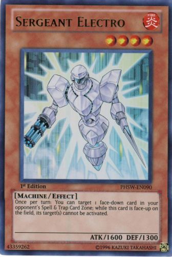 Sergeant Electro [PHSW-EN090] Ultra Rare | Gam3 Escape