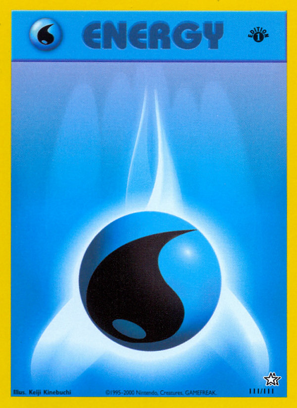 Water Energy (111/111) [Neo Genesis 1st Edition] | Gam3 Escape