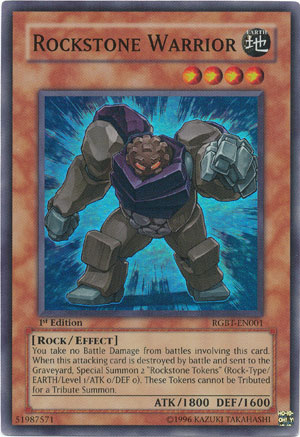 Rockstone Warrior [RGBT-EN001] Super Rare | Gam3 Escape