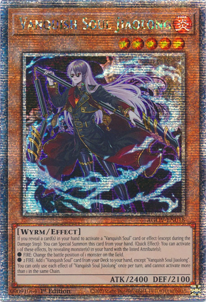 Vanquish Soul Jiaolong (Quarter Century Secret Rare) [AGOV-EN018] Quarter Century Secret Rare | Gam3 Escape