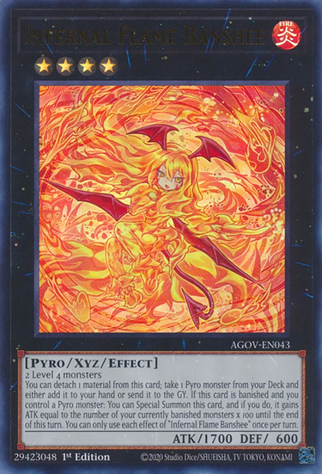 Infernal Flame Banshee [AGOV-EN043] Ultra Rare | Gam3 Escape