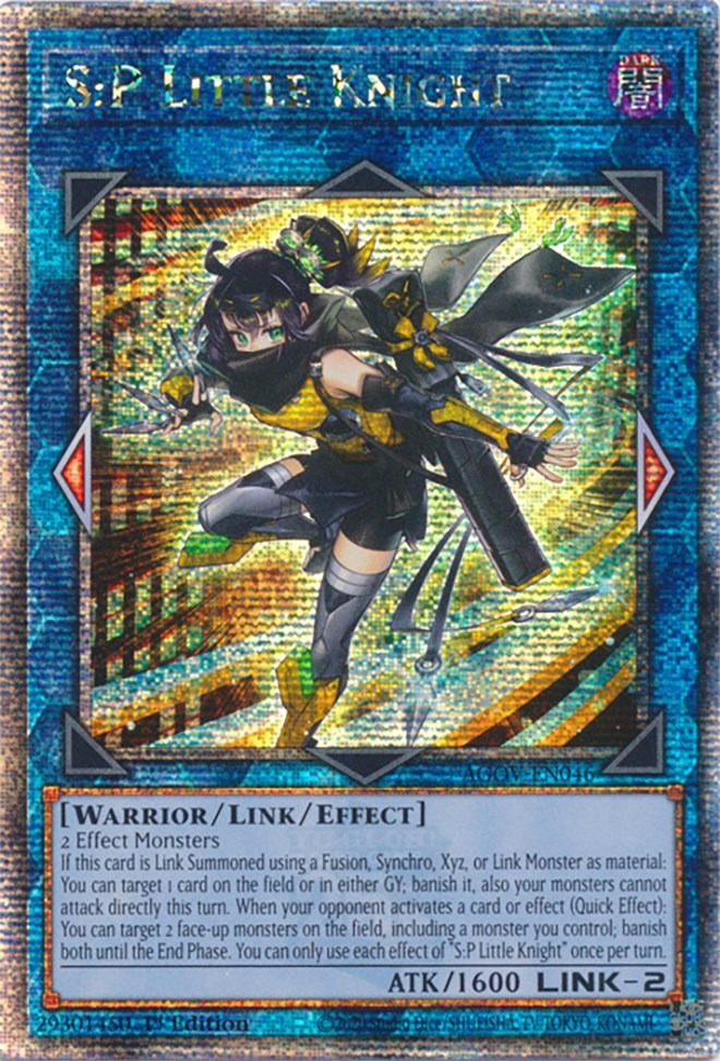 S:P Little Knight (Quarter Century Secret Rare) [AGOV-EN046] Quarter Century Secret Rare | Gam3 Escape