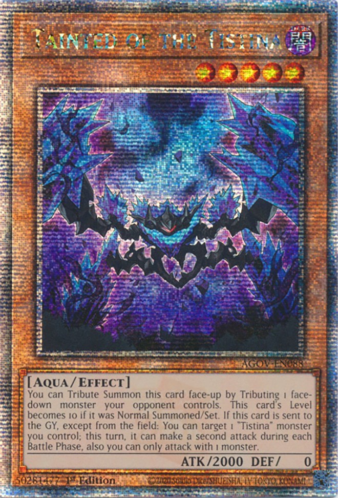 Tainted of the Tistina (Quarter Century Secret Rare) [AGOV-EN088] Quarter Century Secret Rare | Gam3 Escape