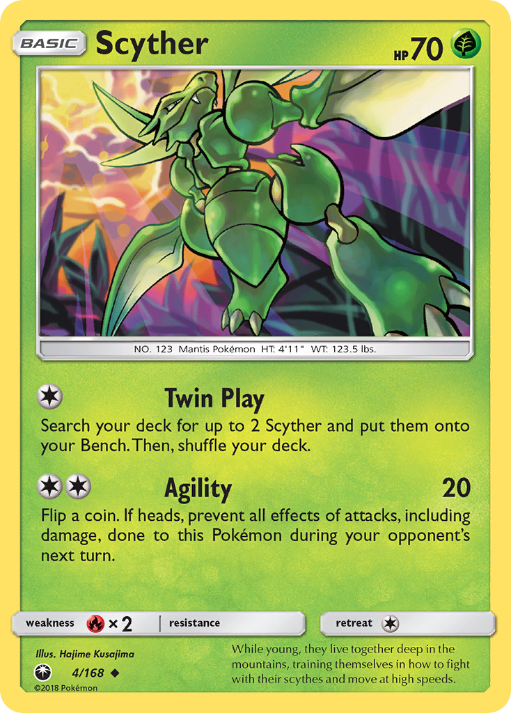 Scyther (4/168) [Sun & Moon: Celestial Storm] | Gam3 Escape