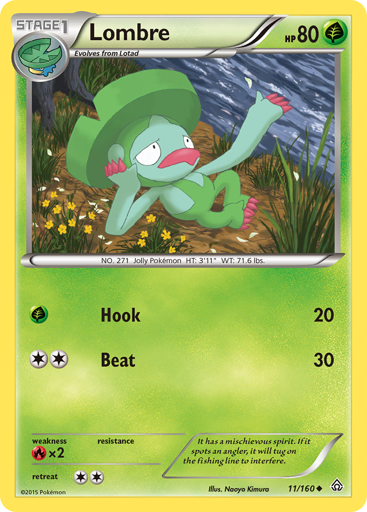 Lombre (11/160) [XY: Primal Clash] | Gam3 Escape